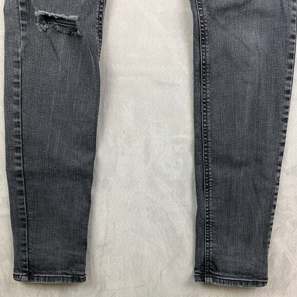 Diesel Mens Pants 32 Gray Distressed Jeans Sleenker Slim Skinny Stretch 32x32 - Picture 3 of 13